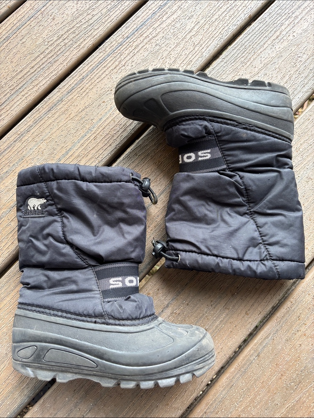 Sorel Kids winter boots black size 1